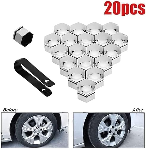 EMFAL 20 Pezzi Copridado Ruota per P-eugeot 2008