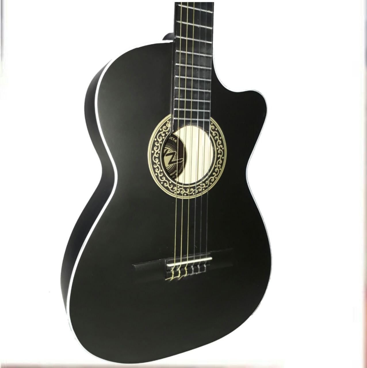 Guitarra Acústica Negra Curva Super Paquete Todo Incluido : Amazon.com.mx:  Instrumentos Musicales