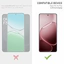 SupCares Tempered Glass for Oppo F31 Pro Plus (6.79 Inch) With Installation Kit | 9H Edge to Edge Screen Protector | Black gallery image