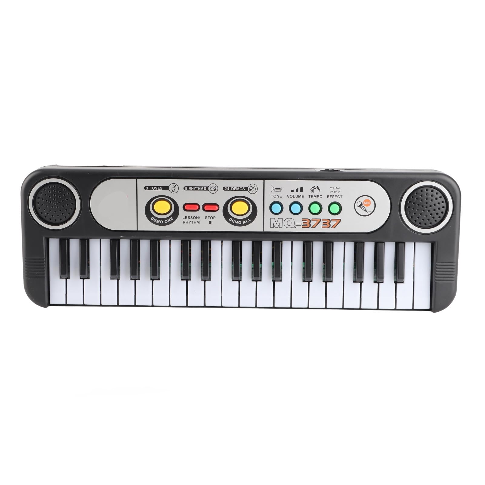 Phefop 37 Key Electric Digital Keyboard Piano Portable Musical Instrument Toy with Microphone for Kids Childrens Learning Educational Music Play
