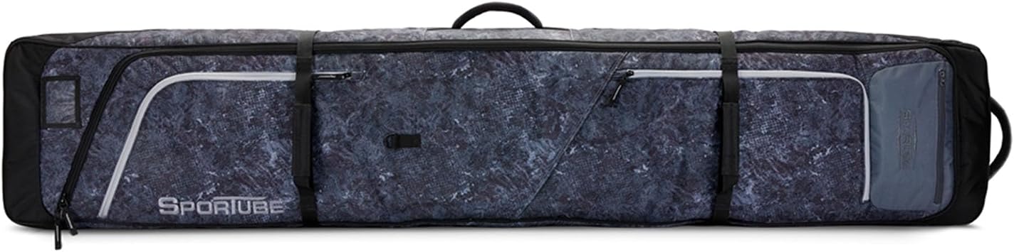 Sportube Prospector Ski & Board Bag, Wheeled Protective Padded Hard Snowboard Case
