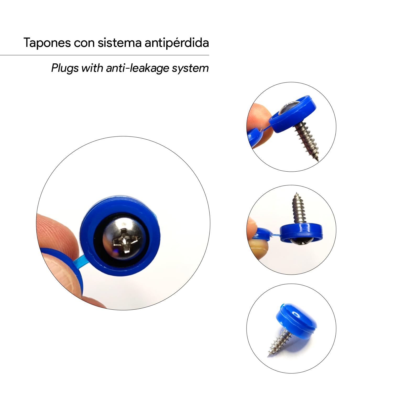 40 X Bianche YOU.S Tappi Per Targa Testa Di Vite 10 Mm Per Auto - Foto 11