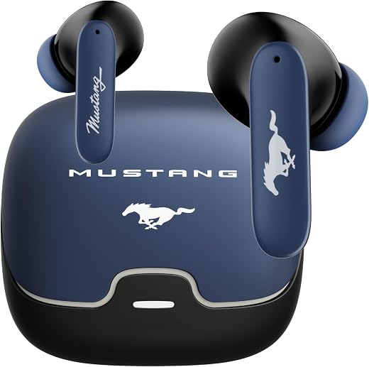 GOBOULT x Mustang Derby Truly Wireless in Ear Earbuds with 100H Playtime, App Support, Dual Device Pairing, 4 Clear Callin...