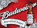 Produktbild Schild mit Buddweiser-Motiv, amerikanischer Lager Bar/Pub Man Cave, Retro-Metallblech, Wandschild