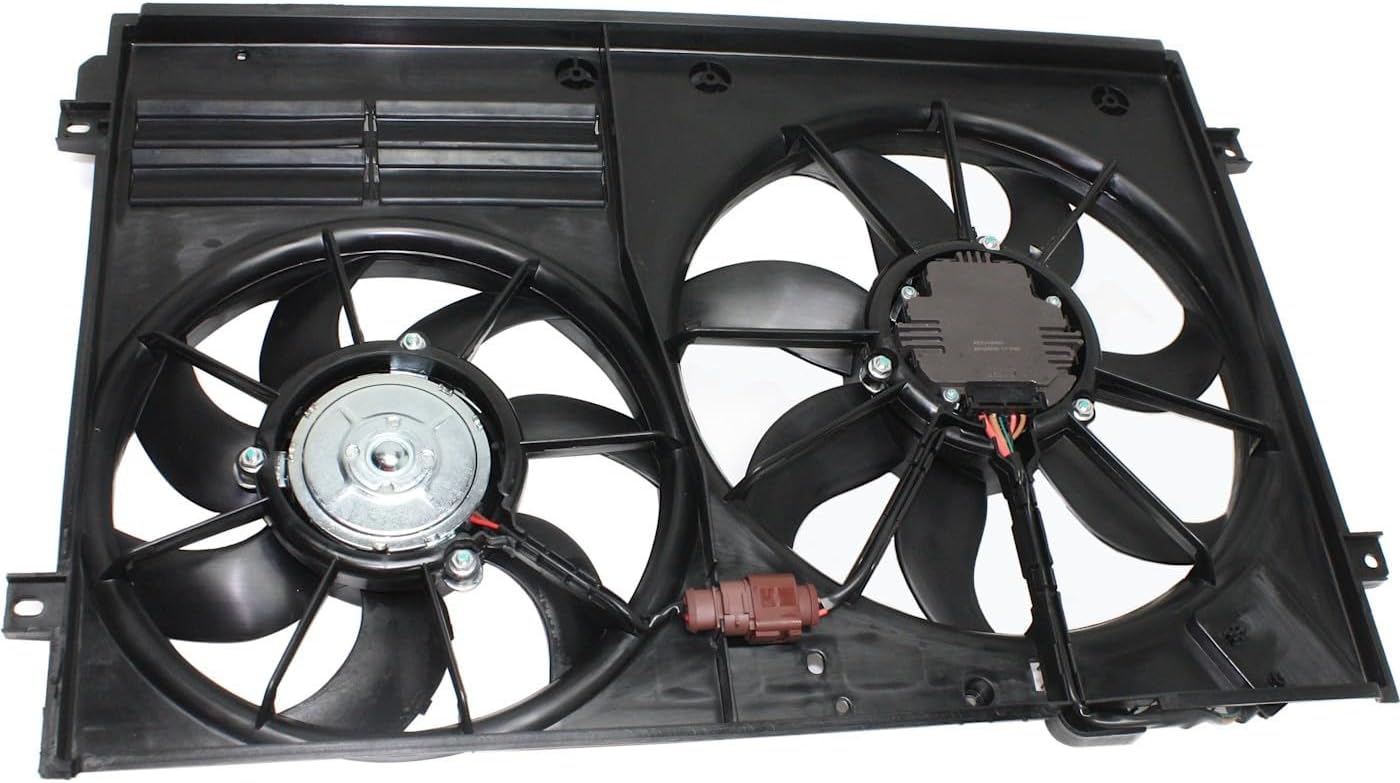 Replacement Cooling Fan Assembly Kit fits Audi A3 Quattro, TT Quattro - 2.0L 4-Cyl GAS (Quattro)