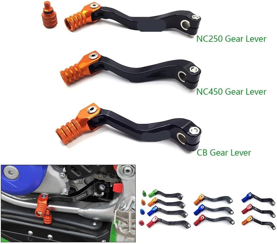 Motorcycle Gear Shifter Motorcycle Gear Shift Lever Folding Aluminum Extend Pedal For Nc250 Nc450 Cb