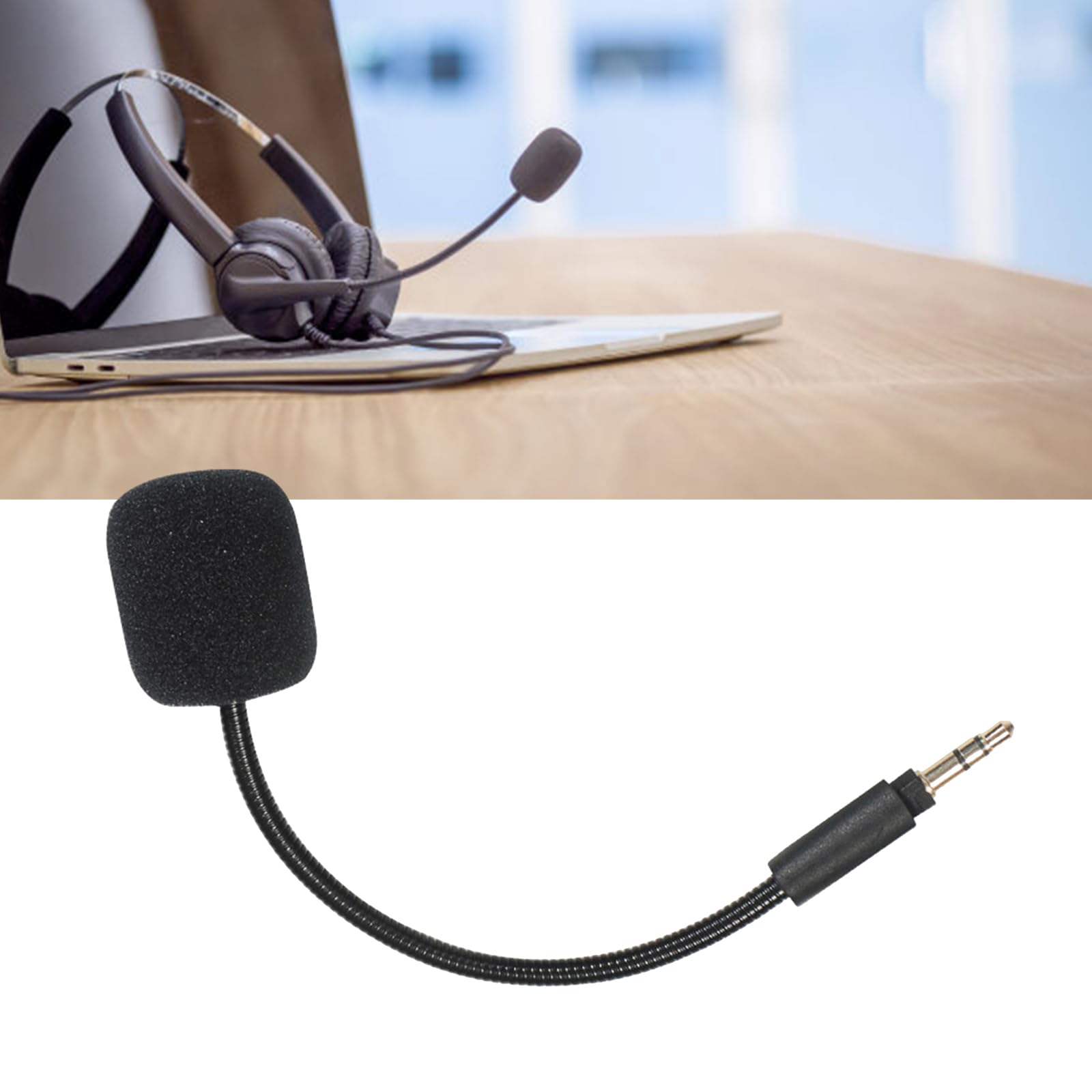 BAIMOQI Replacement Microphone for G30S Gaming Headsets Detachable Game Mic Boom Professional Clear Sound Noise Isolation
