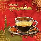 Bild auf gerollter Leinwand, Mokka-Erzähler, quadratisch, Kunstdruck, feinste Mokka-Leinwand, 63 x 65 cm