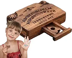 Jogo de tabuleiro Ouija, tabuleiro de espírito em miniatura | Placa Ouija de alfabeto vintage com prancheta,em miniatura para amigos da família, decoração de tabuleiro Ouija