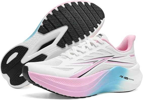 Running Shoes for Men, Lightweight Fashion Sneakers for Workout and SportOne Size Smaller