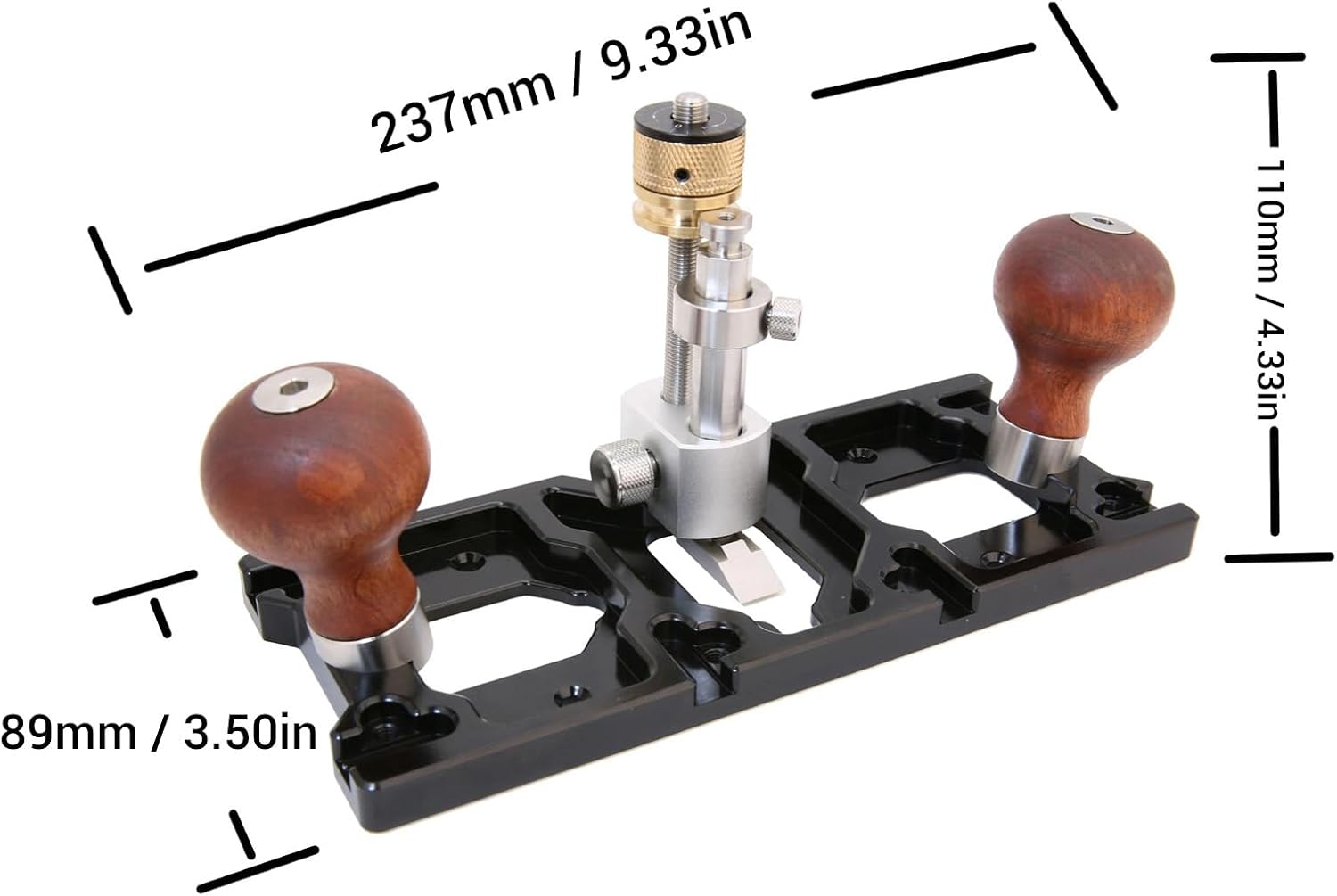 Luqeeg Router Plane, Adjustable Depth Texture Adaptive Cutting Smoothing Slotting Hand Planer, Woodworking Plane | Hand Router for Woodworking
