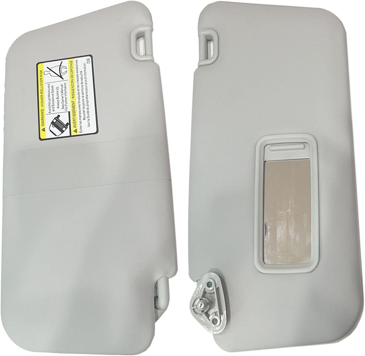 DEVMO Driver Left Side Sun Visor Compatible with Forester 2009 2010 2011 2012 2013 Replaces# 92011SC033LO Grey