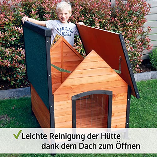 Hundehütte XXL Zooprinz Premium Luna – wetterfest und stabil