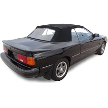 Compatible With Toyota Celica 1987-1989 Convertible Soft Top Replacement Black Canvas Cloth