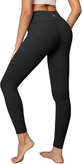 IUGA High Waisted Leggings for Women with Inner Pocket - Non-See-Through Yoga Running Workout Pants