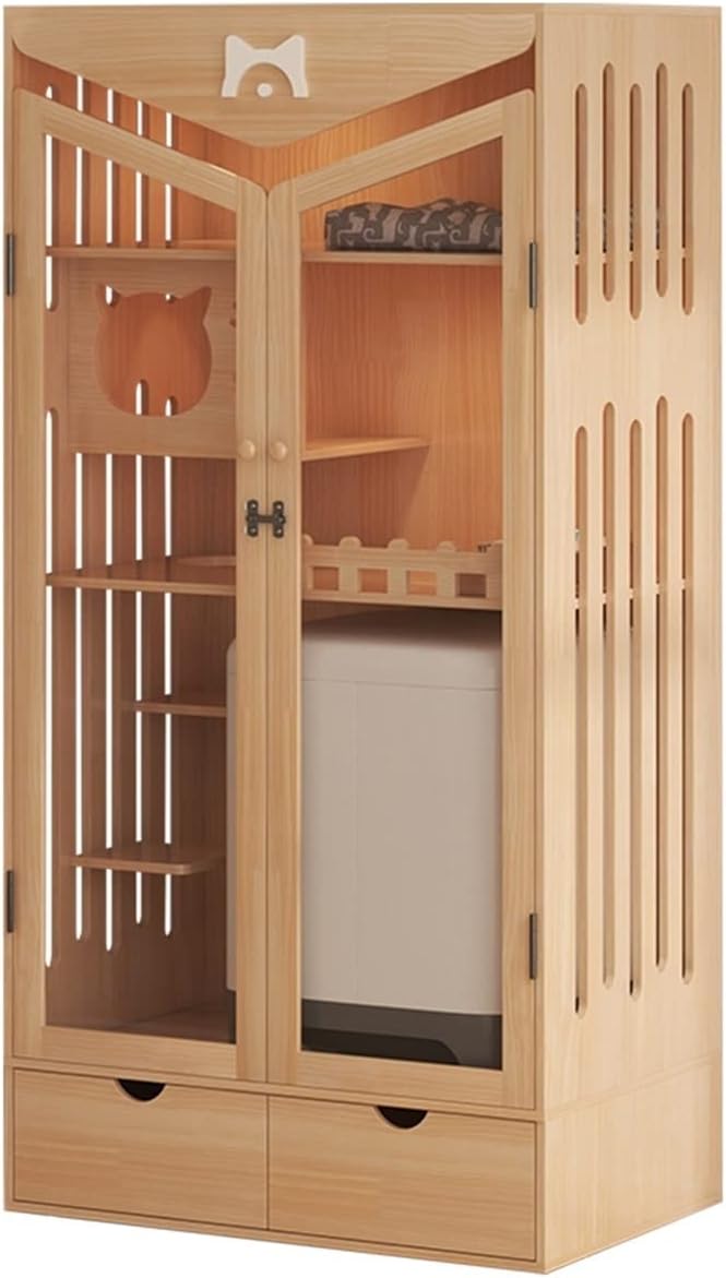 KIZQYN Cat Houses Cat cage cat Villa Home cat House cat