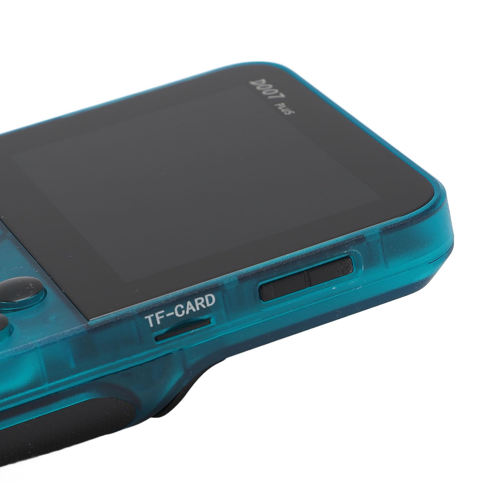 Generic Przenośna Konsola do Gier, Retro Przenośna Konsola do Gier 64 GB, Mała Karta Pamięci 2500 MAh dla Rozrywki (Przezroczysty niebieski)