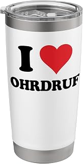 I Heart Ohrdruf Germany Love German Souvenir Item Stainless Steel Insulated Tumbler