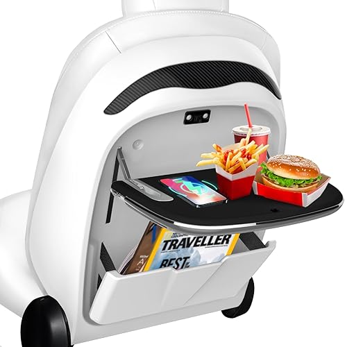 Bandeja de respaldo de asiento para Tesla Modelo Y Modelo 3, bandeja de asiento de automóvil para comer alimentos, laptop, respaldo de asiento