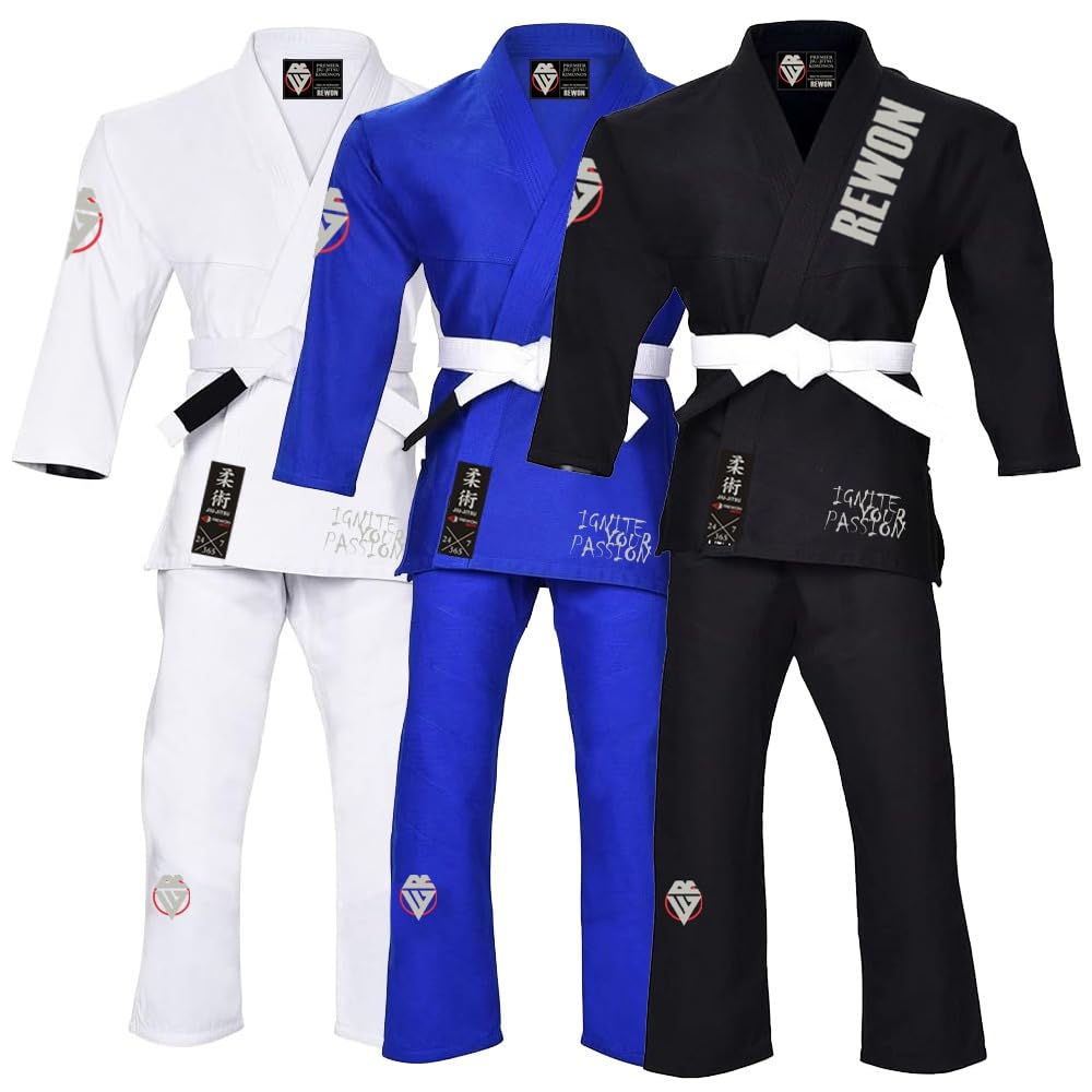 URBANSBEE Kimono Jiu Jitsu, BJJ Gi Premium ligero Jiu Jitsu uniforme para hombres mujeres de mma artes marciales entrenamiento