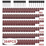 FÁCIL DE MONTAR: los rodillos de lijado de goma de diferentes tamaños se utilizan para lijar mangas con diferentes diámetros, lo que es conveniente para la instalación y el uso. Para fijar la funda de lijado, gire el tornillo en el rodillo de lijado para ensanchar la parte de goma y sujete firmemente la funda de lijado alrededor de la parte de goma mientras trabaja.
