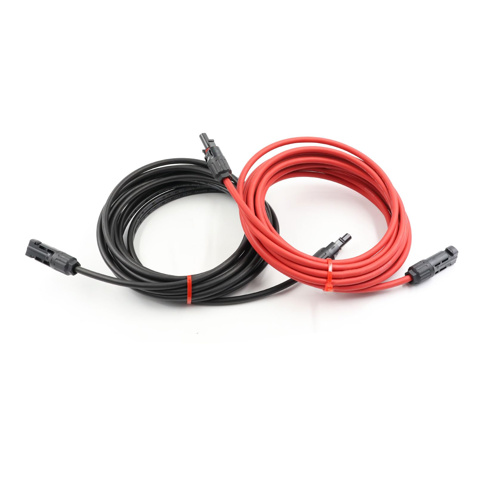 Rallonge de panneau solaire 6 mm² Rouge et noir 6 mm²