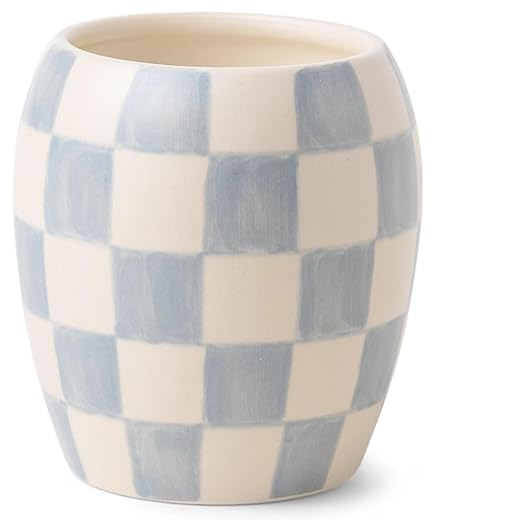 Paddywax Checkmate Artisan Hand-Poured Scented Candle, 11-Ounce, Cotton + Teak