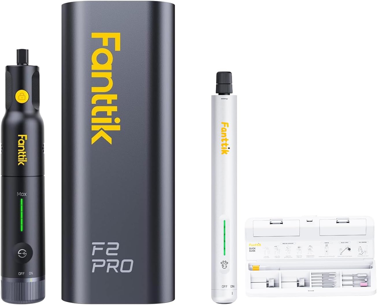 Fanttik F2 PRO Cordless Rotary Tool Kit Strong Magnetic Motor & Fanttik F2 Master Pet Dog Nail Grinder Quiet