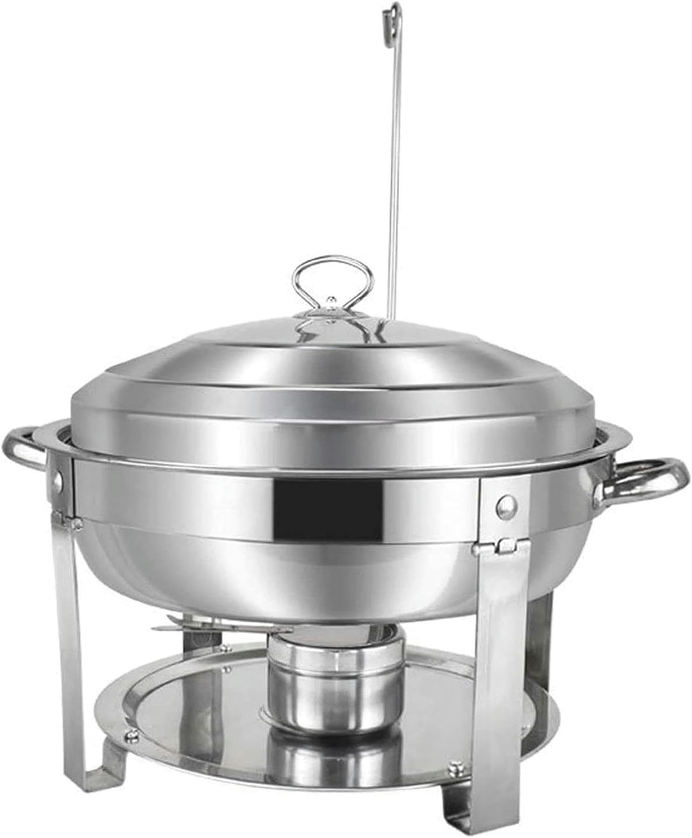 Chafing Dish in Acciaio Inox,Set di Chafing Dish Scaldavivande A Buffet,con Teglie per Alimenti E Porta-Combustibile,Set Professionale Scaldavivande per Catering,Buff