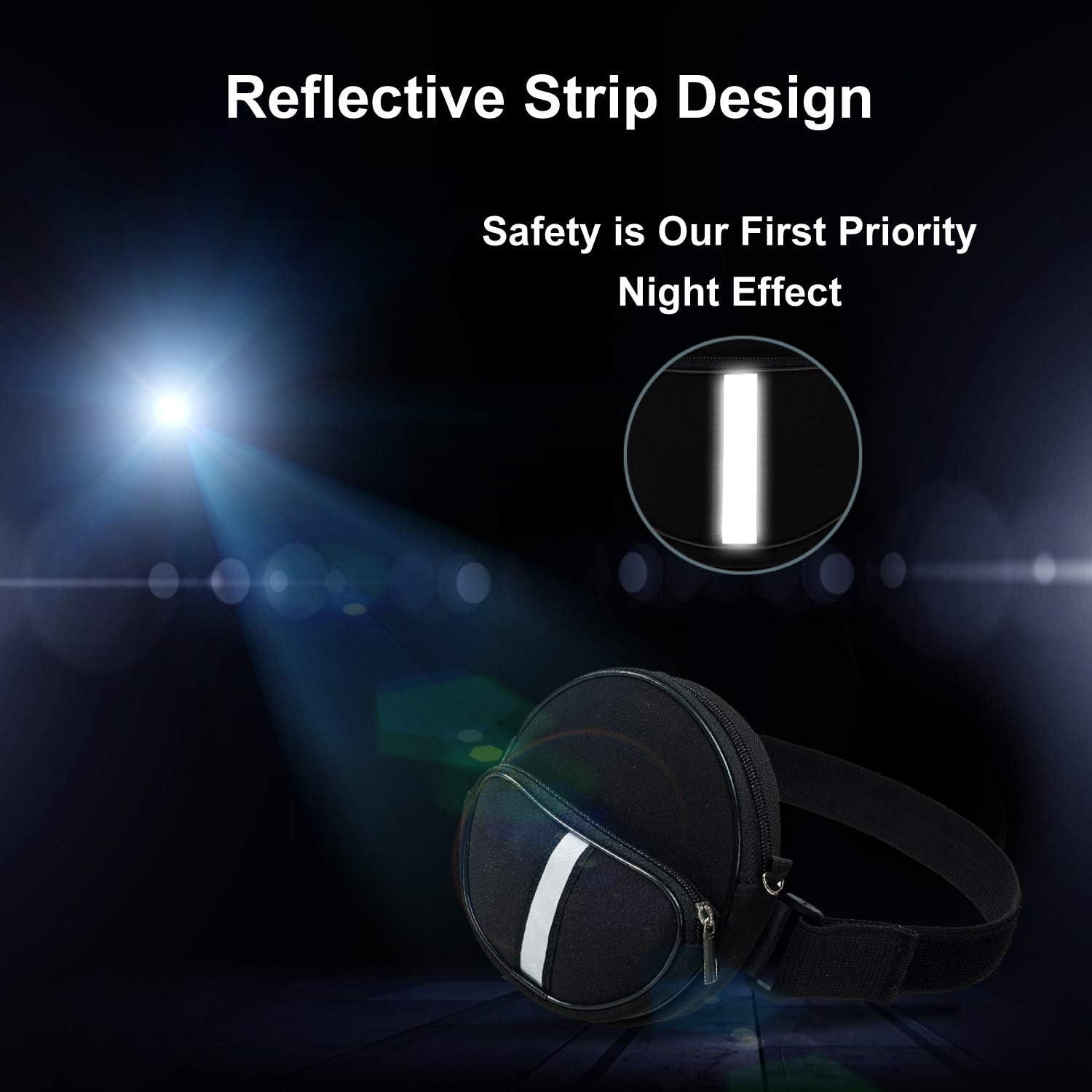 CD Player Portable Case,Waterproof CD Player Fanny Pack with Wristlet Hand Strap Compatible with HOTT/Gueray/NAVISKAUTO/Jinhoo/Jensen/Monodeal Portable CD Player and More（6.5 inch）.