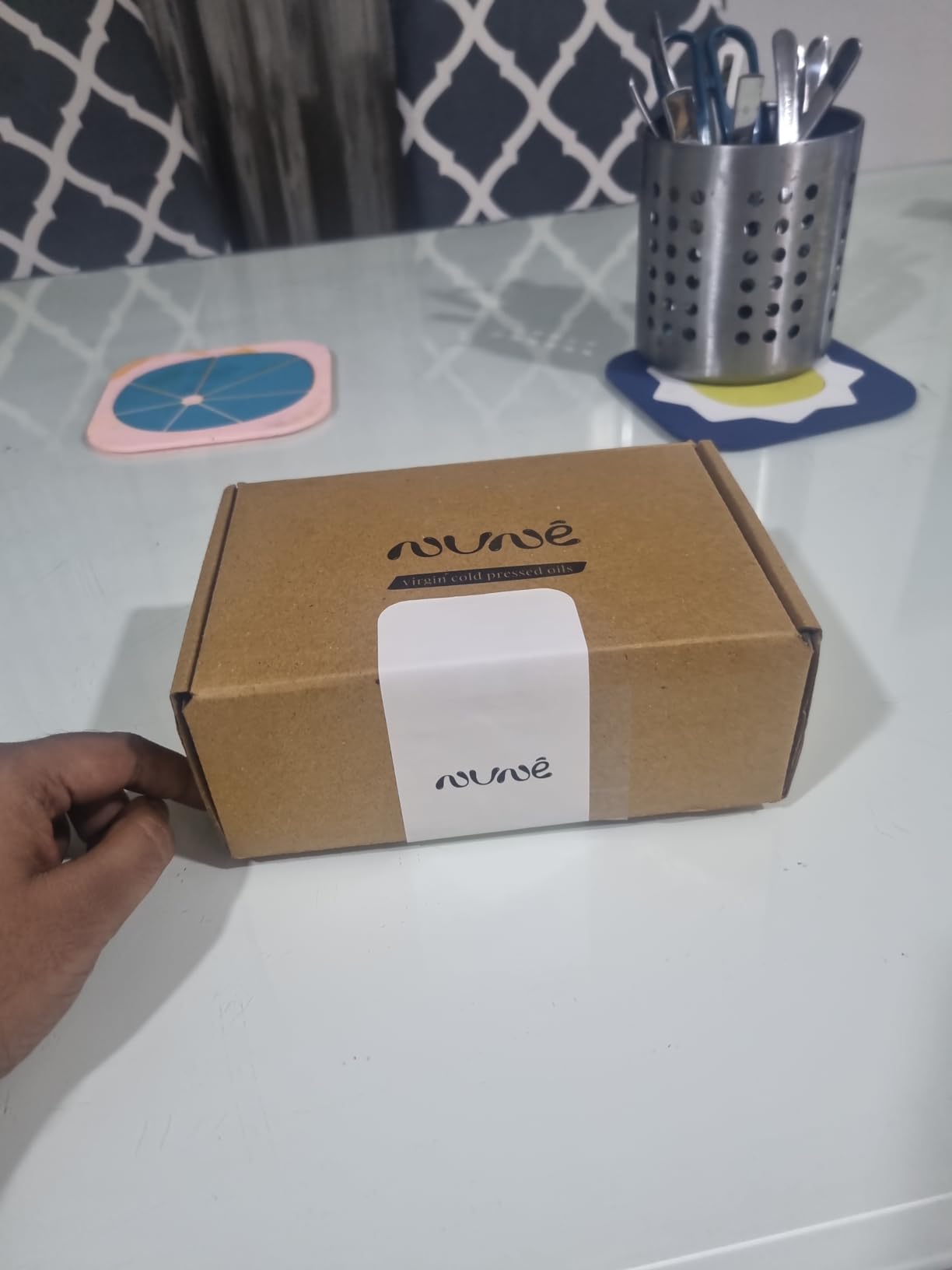 Nune Virgin Cold Pressed Groundnut Oil 1 Litre with Pure & Certified