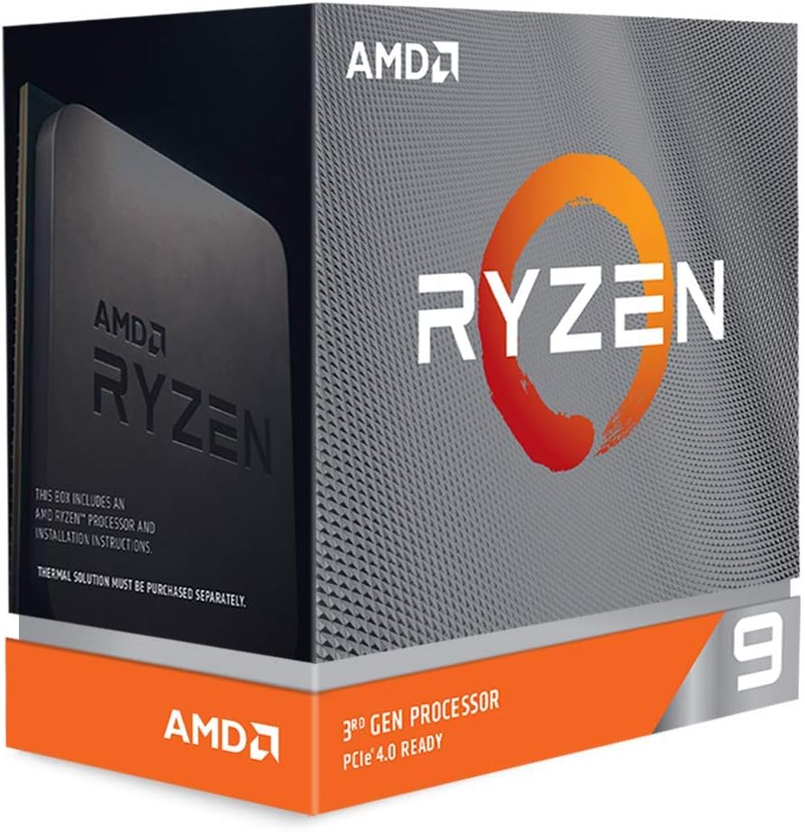Ryzen™ 9 3900XT Processor (12C/24T, 70MB Cache, Up to 4.7 GHz Max Boost) – Without Cooler