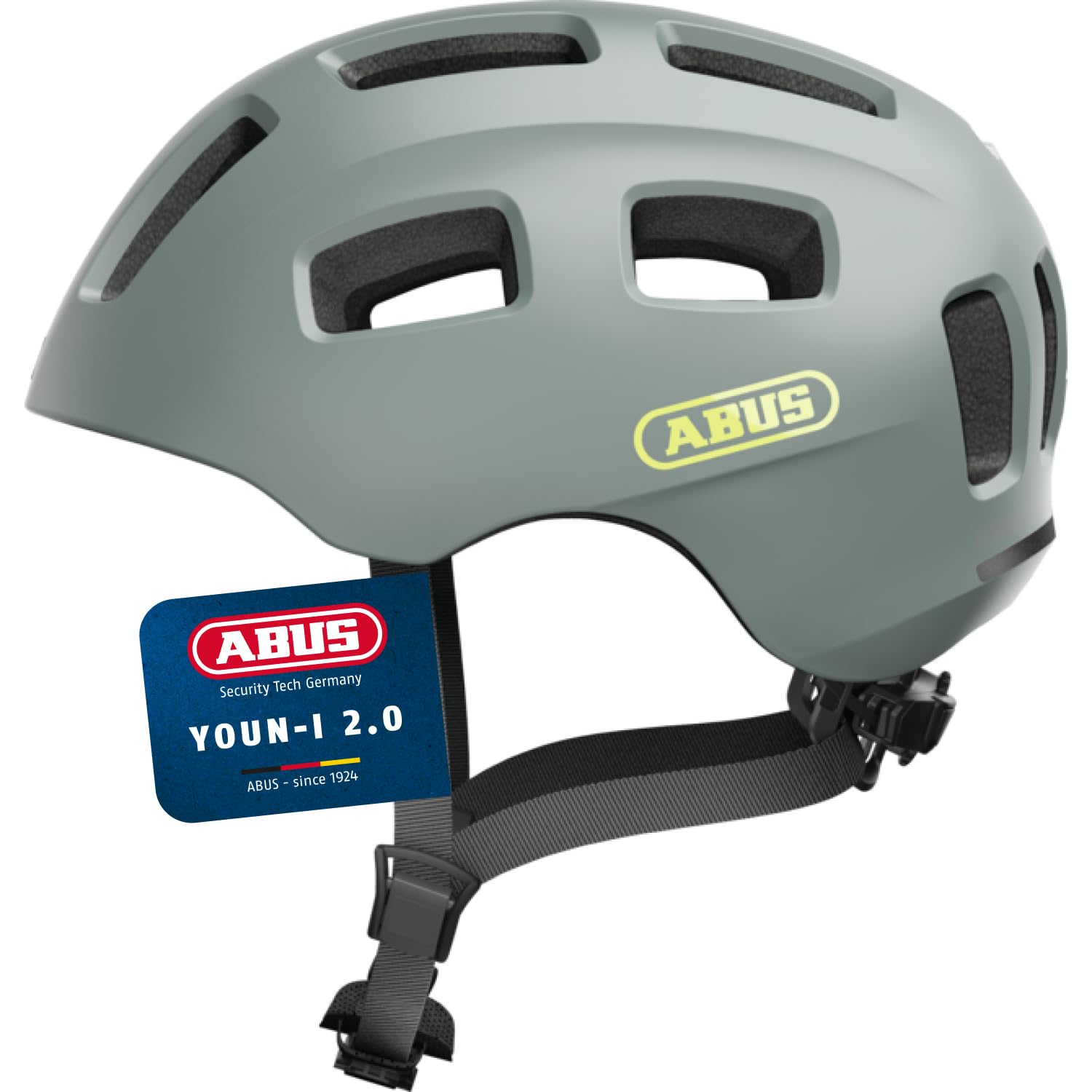 ABUS Youn-I 2.0 Bike Helmet - with Light for Children, Teenagers and Young Adults - for Girls and Boys
