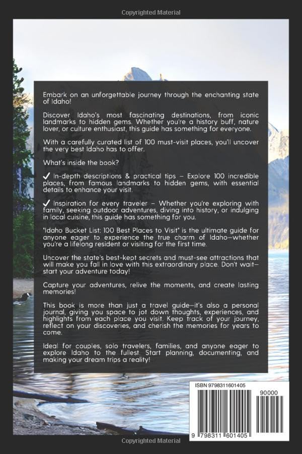 Idaho Bucket List: 100 Best Places to Visit | Adventure Guide Book & Journal | Famous Wonders, Attractions & Hidden Gems - Image 2