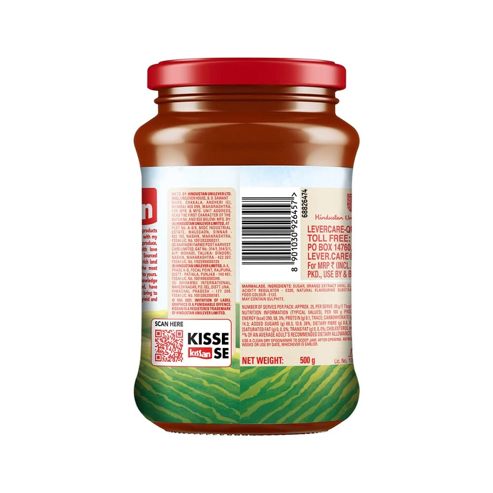 Kissan Orange Marmalade Jam, 500g - Image 2 thumbnail