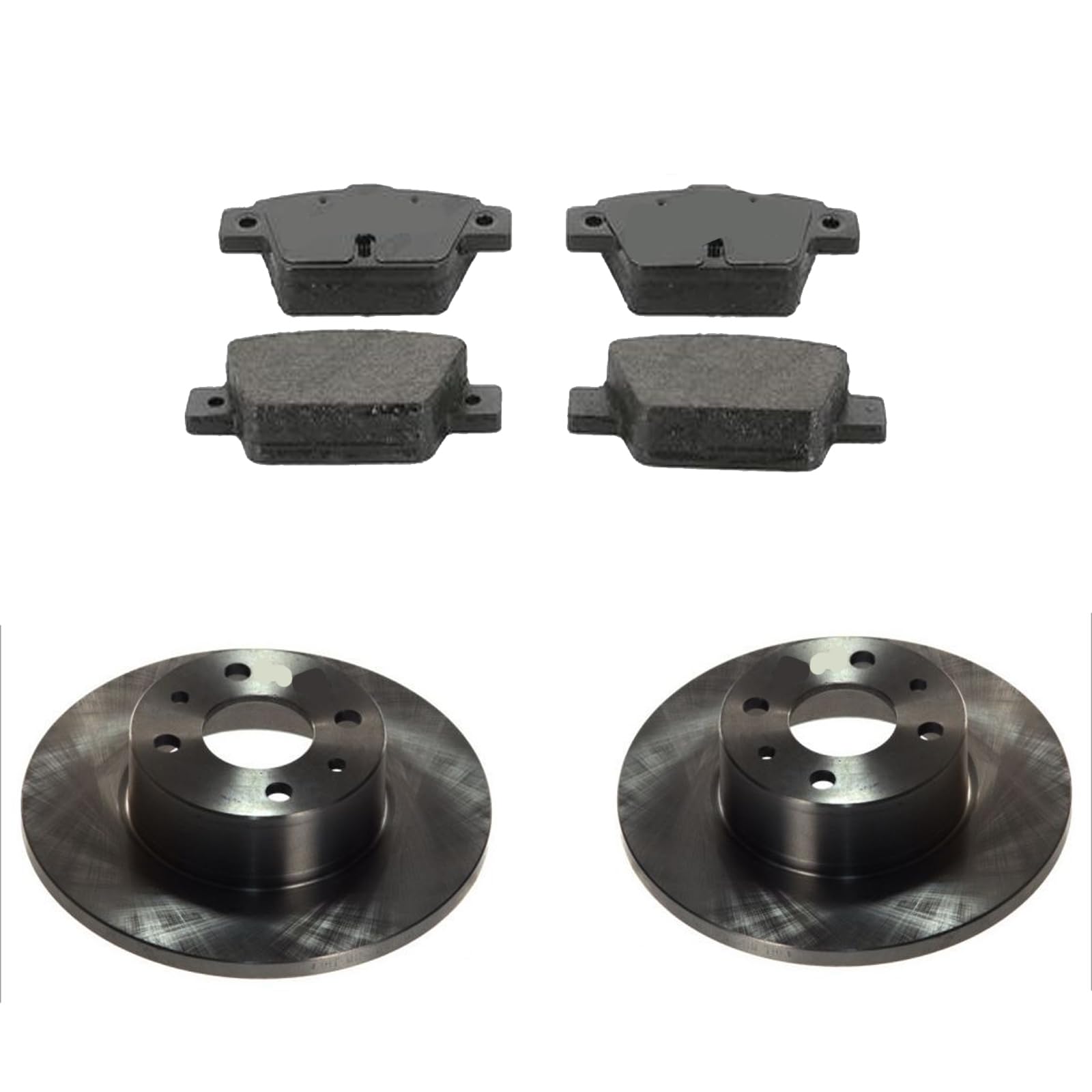 KIT FRENI POSTERIORI compatibile con FIAT BRAVO II (198) - DISCHI + PASTIGLIE OEM: FDB4829, FDB1469 | 15049, 15952 |SOSTITUZIONE DIRETTA|BASSA POLVERE|SILENZIOSO