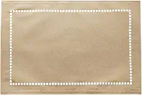 LYOR - Lugar Americano de Poliéster e Linho Lévis Bege 45cm x 30cm