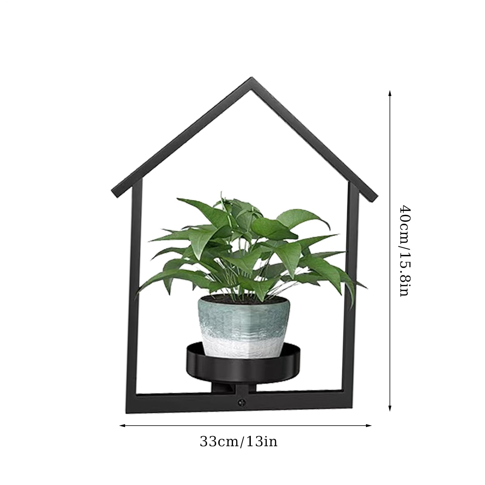 Colgador De Plantas De Pared Estante Ahorrador de Espacio para Flores de