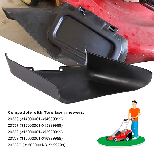 Miniatura 6 de 115-8447 Side Discharge Chute, Compatible with Toro 22" Recycler Lawn Mower for 20377, 20378, 20330, 20331, 20333, 20330C - Fits Many 22" Recycler