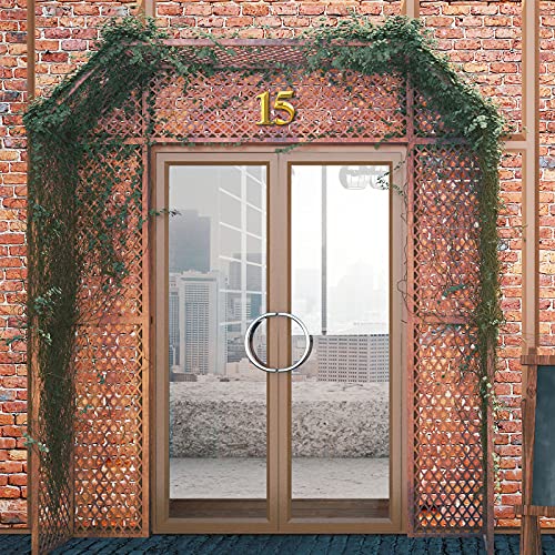 House Numbers 3D Door Mailbox Numbers 0-9 Self Adhesive House Door Numbers House Street Address Numbers Stickers For House, Apartment, Office, Hotel Room, Mailbox Signs (Gold, 4 X 2.5 Inches) #TOP5