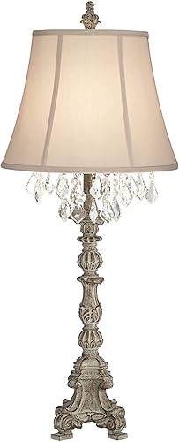 Miniatura 8 de Barnes and Ivy Duval - Juego de 2 candelabros grandes de 34 pulgadas de alto, estilo francés, tradicional, para sala de estar, dormitorio, mesita de