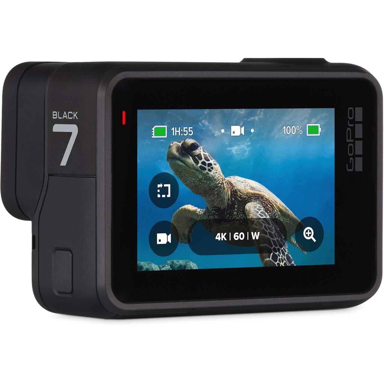 GoPro HERO7 Black — Waterproof Digital Action Camera with Touch Screen 4K HD Video 12MP Photos Live Streaming Stabilisation