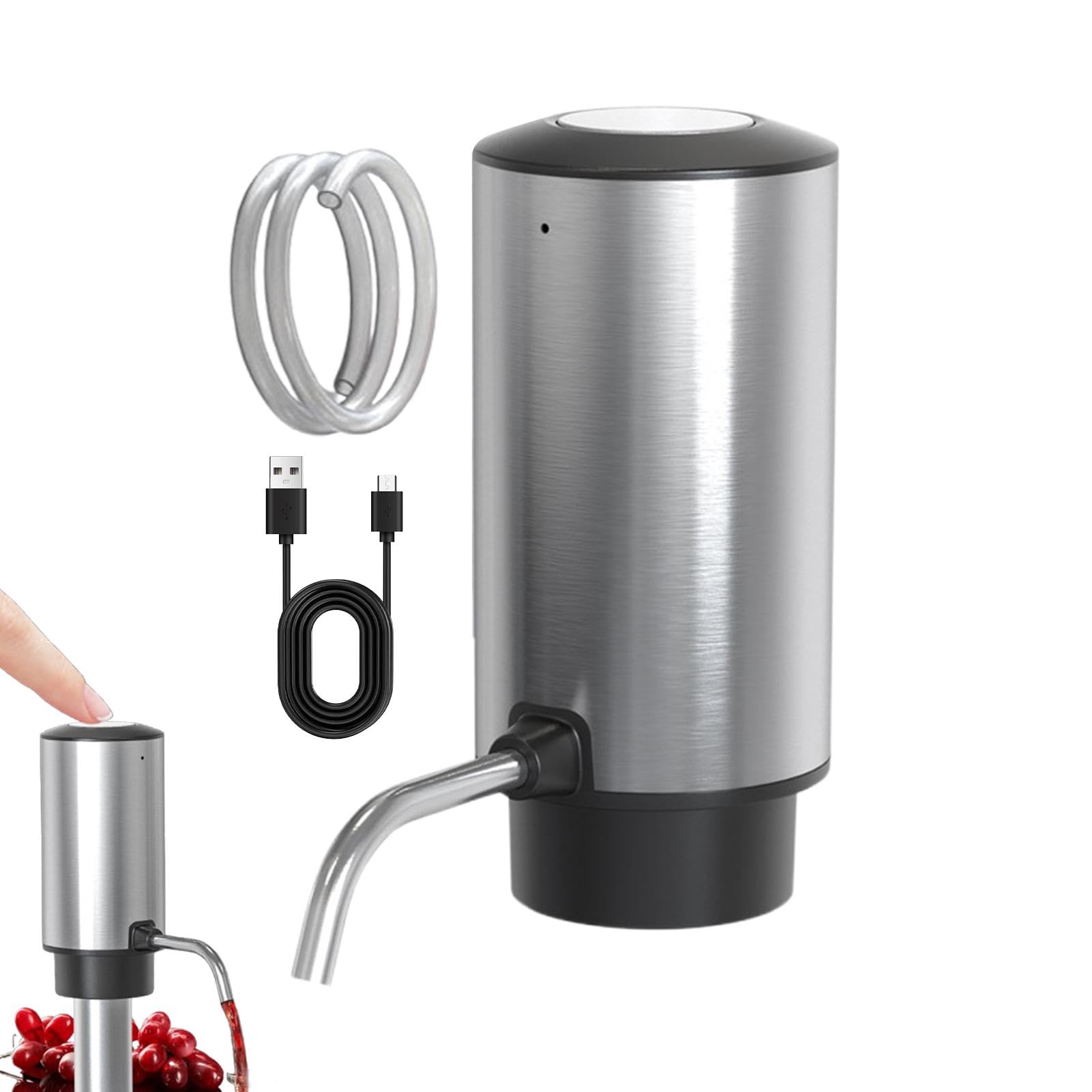 Aérateur de vin électrique et pompe de carafe automatique rechargeable USB