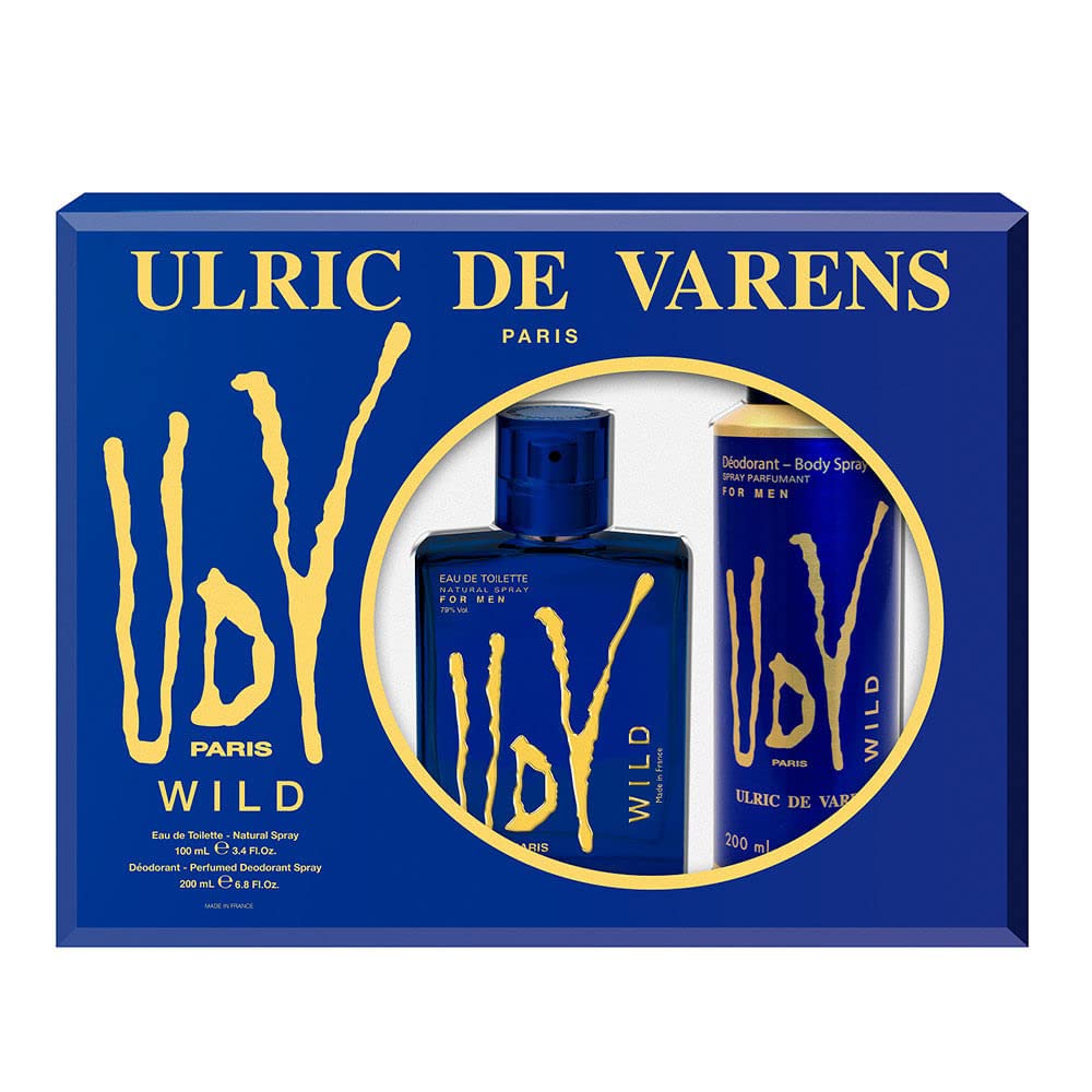ULRIC DE VARENS Wild Coffret EDT-NS 100 ml With Perfumed Deodorant 200 ml-image-37