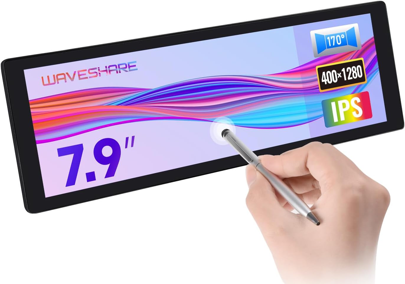 Amazon.com: waveshare 7.9inch IPS Display, 400×1280 Pixel, Compatible ...