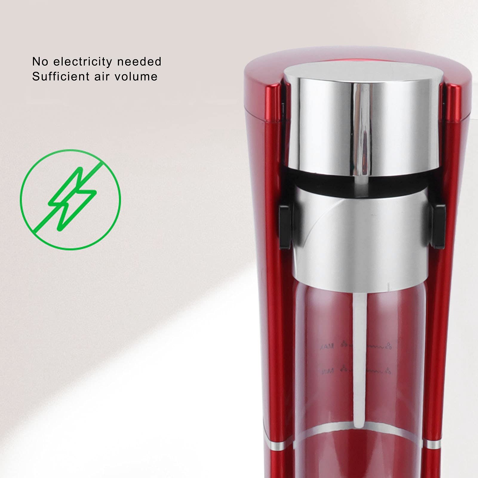 Sparkling Water Machine Intelligent Commercial Fast Portable Soda Maker for Coffee Shop Home Stainless Steel Red 410x180mm 1000L Capacity