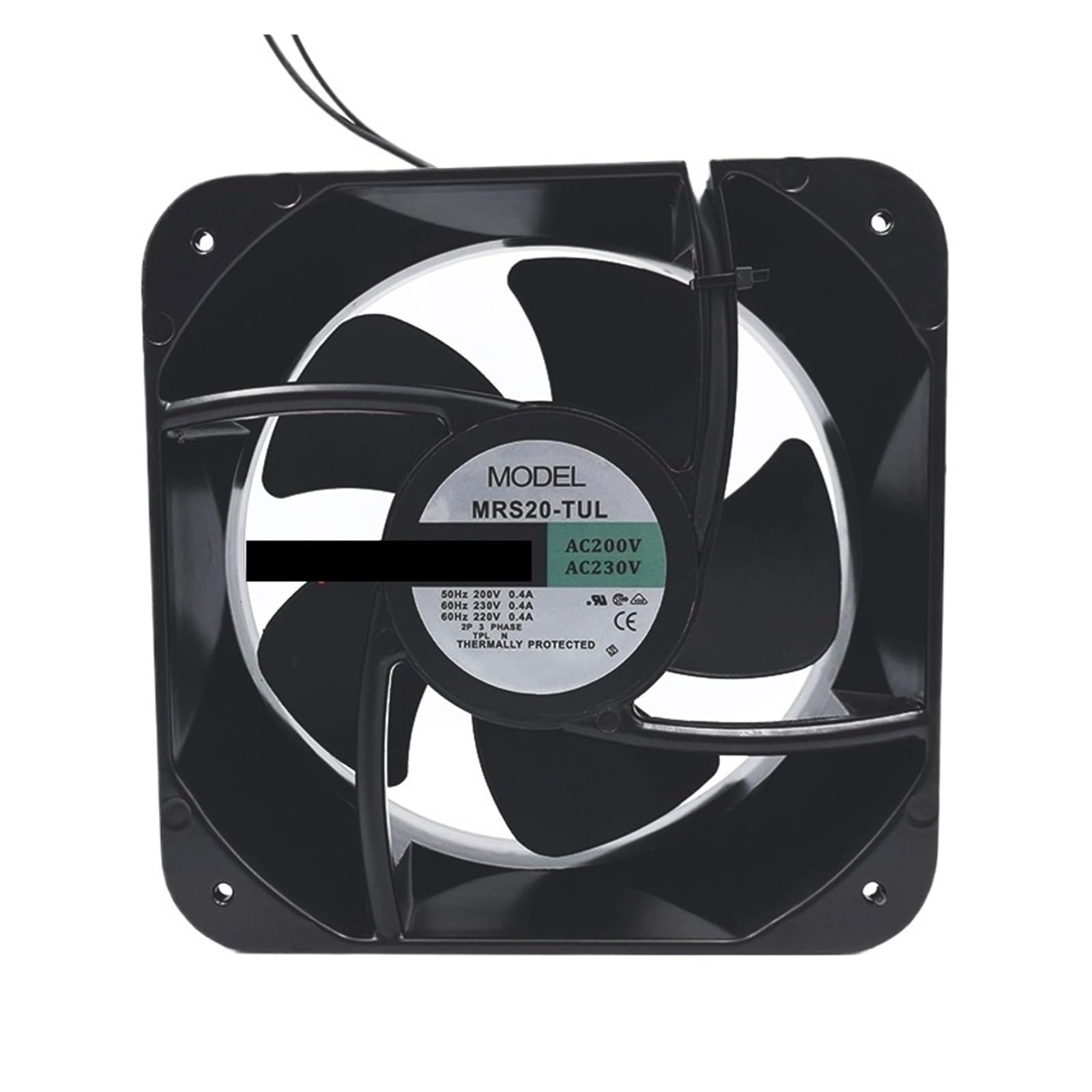 Ventilateur de refroidissement 20 cm MRS20-BUL contre la chaleur des composants