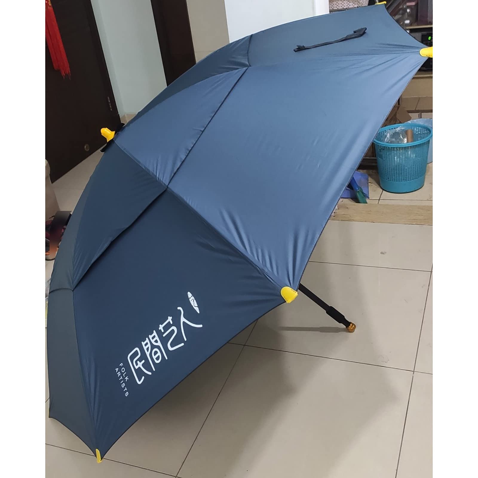 Parapluie de pêche portable UV 50+, réglable, grand universel, coupe-vent et imperméable, poteau en alliage d'aluminium, sac de transport, fourche au sol