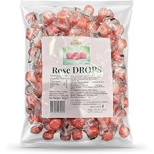Eosa 1kg Rose Drops Individually Wrapped Hard Sweets Pack