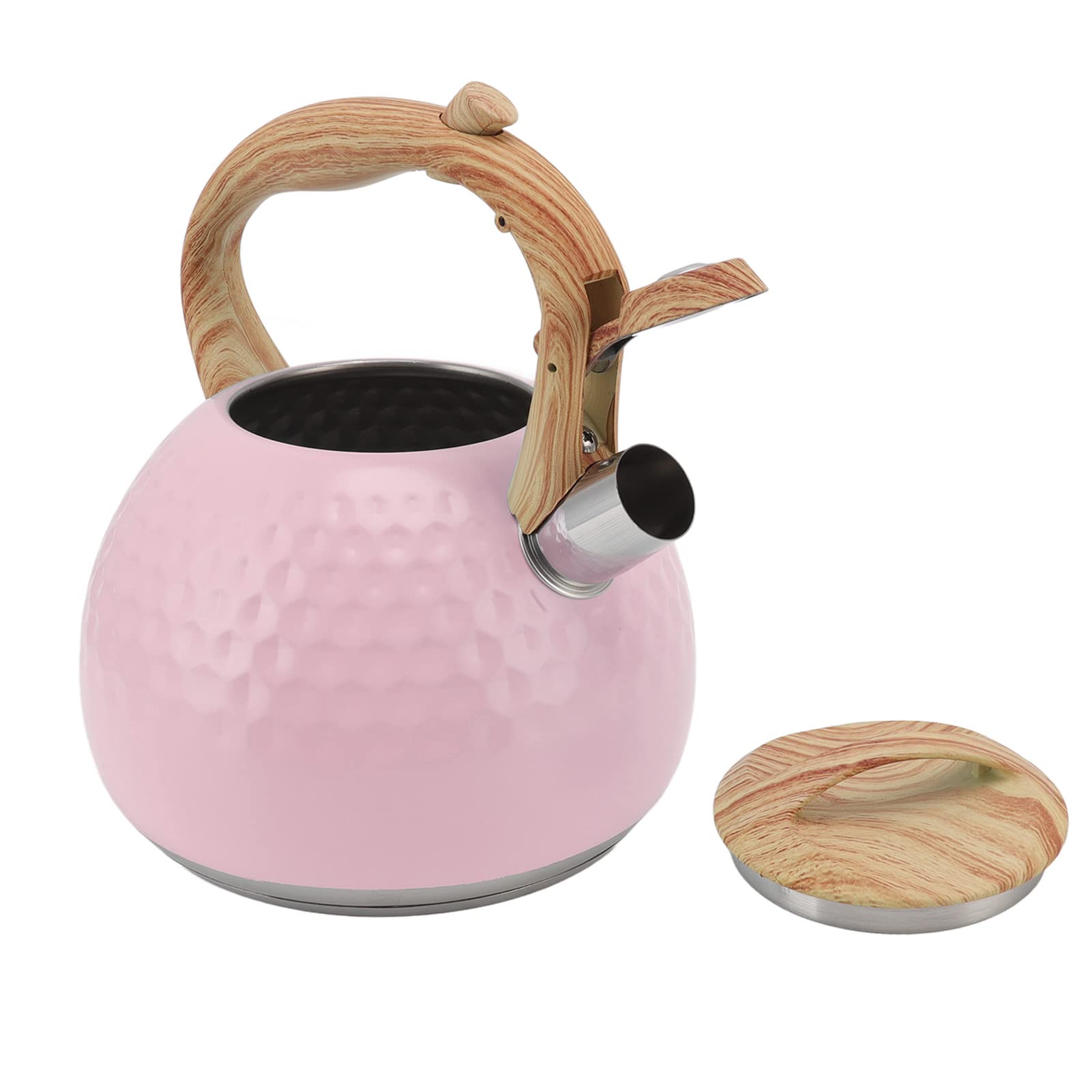 Acouto Czajnik do Herbaty ze Stali Nierdzewnej 304 3 L, Czajnik z Gwizdkiem na Prąd, Gaz, indukcję i Halogen, Czajniczek ze Stali Nierdzewnej Czajniczek z GwizdkiemCzajnik na WodęCzajniczekMały do